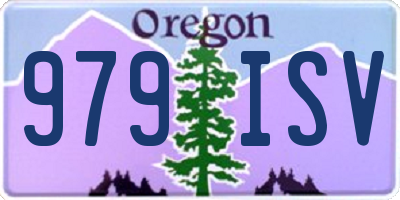 OR license plate 979ISV