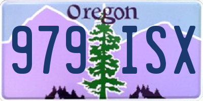 OR license plate 979ISX