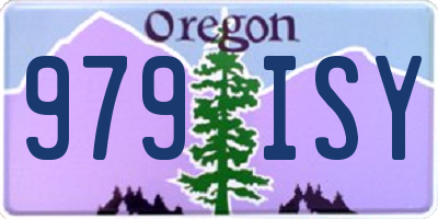 OR license plate 979ISY