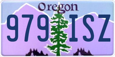 OR license plate 979ISZ