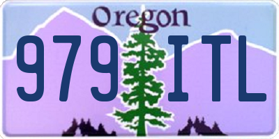 OR license plate 979ITL