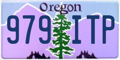 OR license plate 979ITP