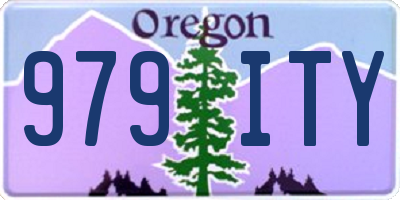 OR license plate 979ITY