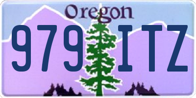 OR license plate 979ITZ