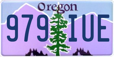 OR license plate 979IUE