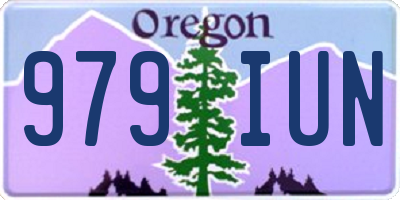 OR license plate 979IUN