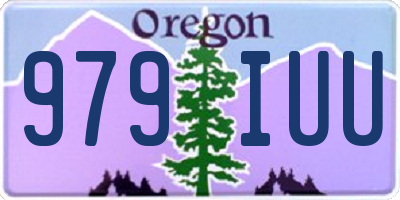 OR license plate 979IUU