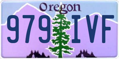 OR license plate 979IVF