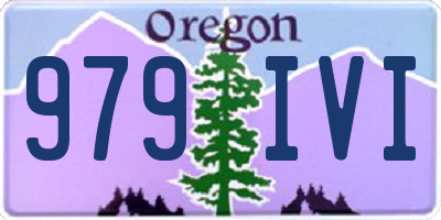 OR license plate 979IVI