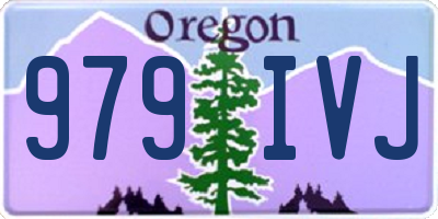 OR license plate 979IVJ