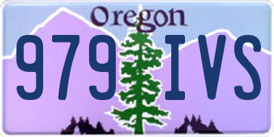OR license plate 979IVS