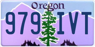 OR license plate 979IVT