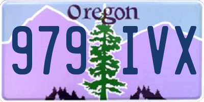 OR license plate 979IVX