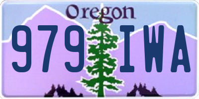 OR license plate 979IWA