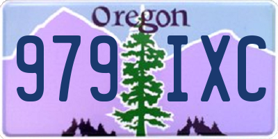 OR license plate 979IXC