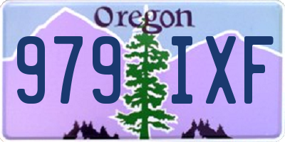 OR license plate 979IXF