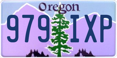 OR license plate 979IXP