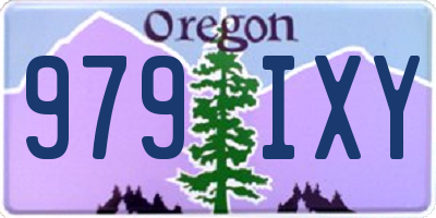 OR license plate 979IXY