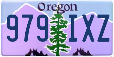 OR license plate 979IXZ