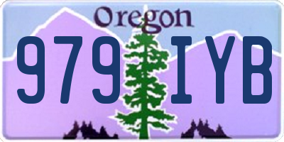 OR license plate 979IYB