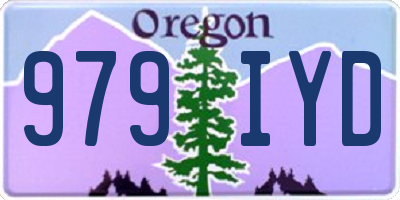 OR license plate 979IYD