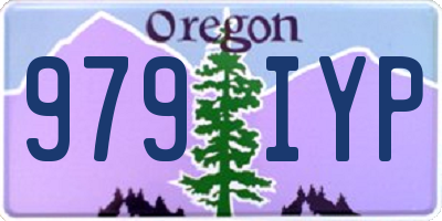 OR license plate 979IYP