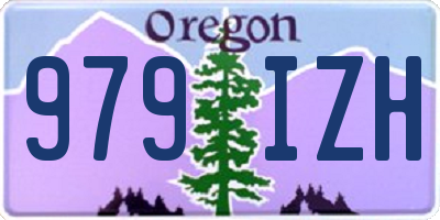 OR license plate 979IZH