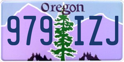 OR license plate 979IZJ