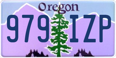 OR license plate 979IZP