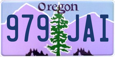 OR license plate 979JAI