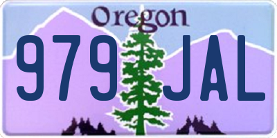OR license plate 979JAL