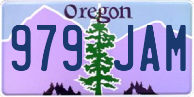 OR license plate 979JAM