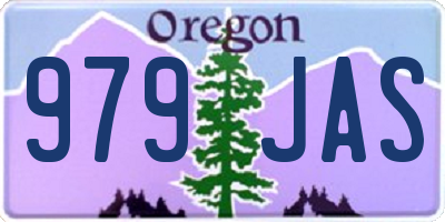 OR license plate 979JAS