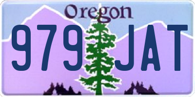 OR license plate 979JAT