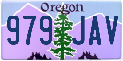 OR license plate 979JAV
