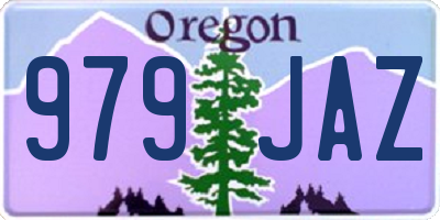 OR license plate 979JAZ