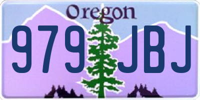 OR license plate 979JBJ