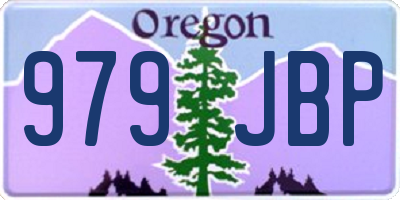 OR license plate 979JBP