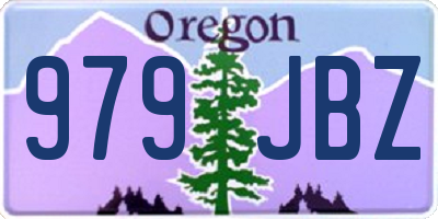 OR license plate 979JBZ