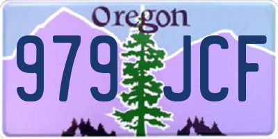 OR license plate 979JCF