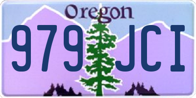 OR license plate 979JCI