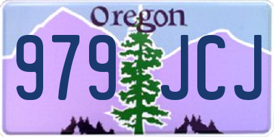 OR license plate 979JCJ