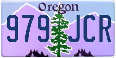 OR license plate 979JCR