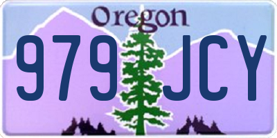 OR license plate 979JCY