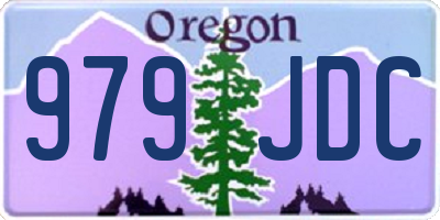 OR license plate 979JDC