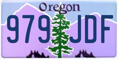 OR license plate 979JDF