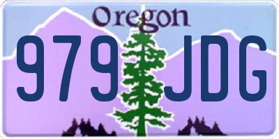 OR license plate 979JDG