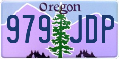 OR license plate 979JDP