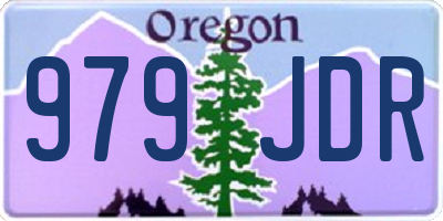 OR license plate 979JDR