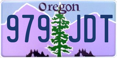 OR license plate 979JDT